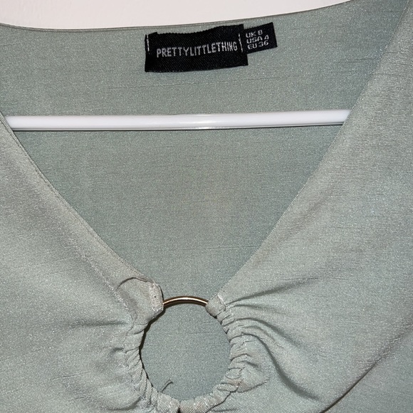 Mint green crop top - Picture 2 of 3